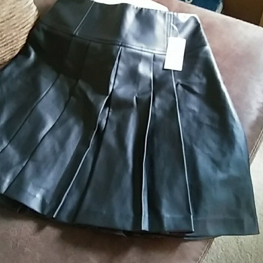Leather skirt